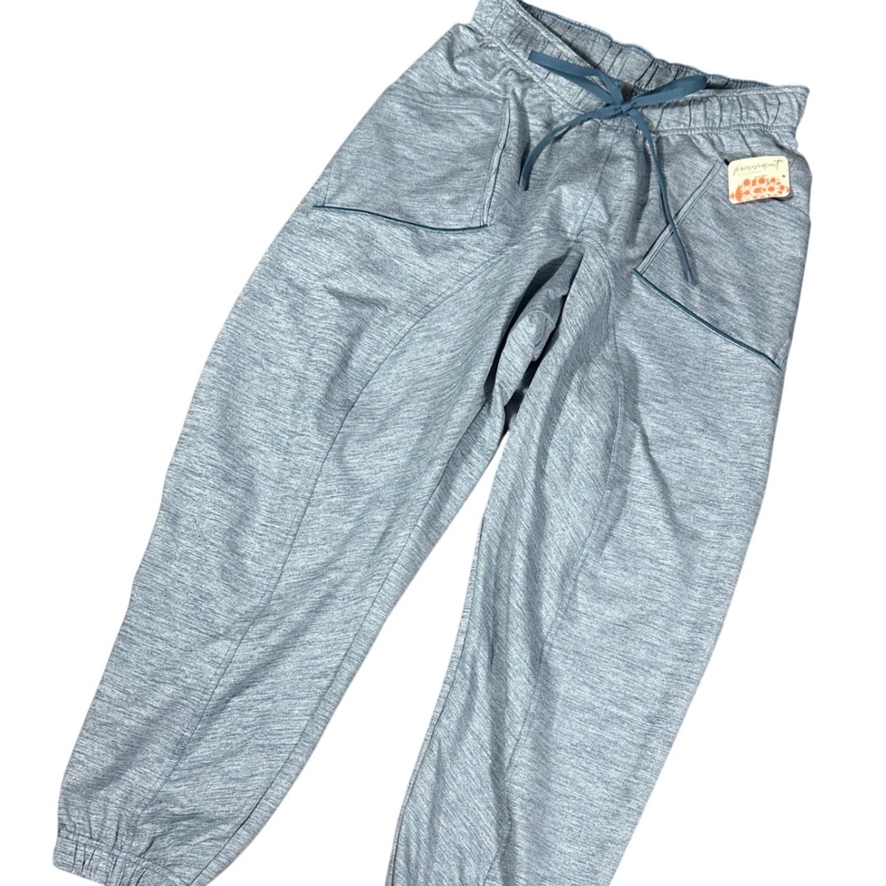 FP Movement Joggers‎ NWT Women Size S Blue/Grey Riptide Activewear Pants